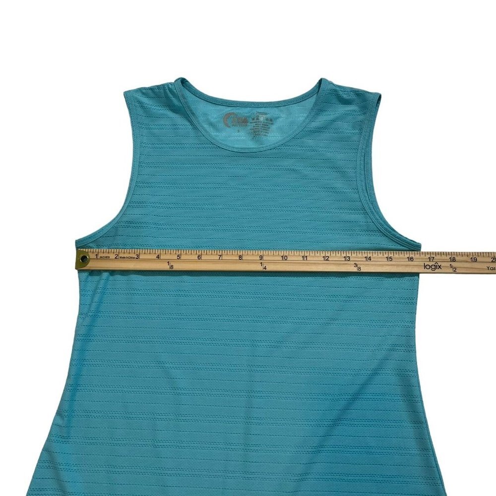 Zyia Active Women's Light Blue Sky Luxe Athletic Muscle Tank Top Size Small - Picture 5 of 6